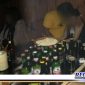 Caption: tampak puluhan botol miras dan sejumlah LC menemani pengunjung Cafe Scorpion, Surabaya.