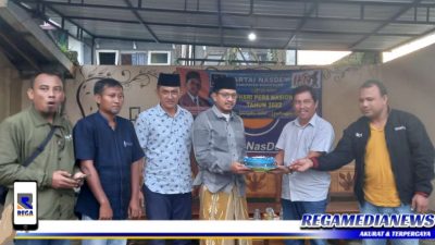 Sambut HPN, DPD Nasdem Bangkalan Ngopi Bareng Komunitas Wartawan 