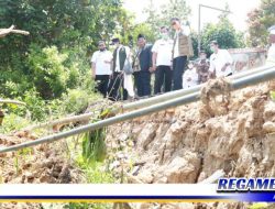 Tebing Jalan Desa Daleman Bangkalan Amblas