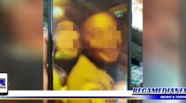 Caption: screen shot video oknum Satpol PP Sampang dengan seorang wanita yang diduga selingkuhannya.