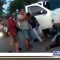 Caption: aksi penangkapan anggota Polsek Sokobanah, Sampang, Madura, terhadap 4 pelaku narkoba.