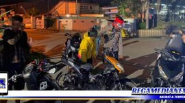 Caption: polisi jaring pelaku balap liar yang meresahkan masyarakat Gorontalo.