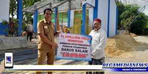 Dukung Sarpras Pendidikan Tahfidz, PJ Kades Torjun Sampang Sumbang Dana Rp 150 Juta