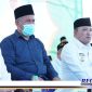 Caption: Bupati - Wakil Bupati Sampang (kanan) didampingi Ketua PWNU Jawa Timur (kiri).