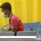 Caption: salah satu siswa SDN Pangeranan 5 Bangkalan yang keracunan.