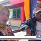 Caption: Musyarofah bersama suaminya Muhammad Yakkub saat di wawancarai awak media di Mapolres Bangkalan.