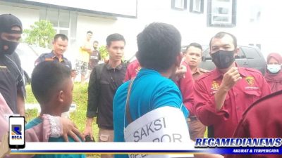 Polres Aceh Selatan Rekontruksi Dugaan Kekerasan Anak