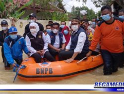 Gubernur Khofifah Pantau Lokasi Banjir di Pamekasan