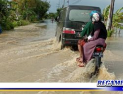 Jalan Provinsi Sampang Ketapang Dilanda Banjir