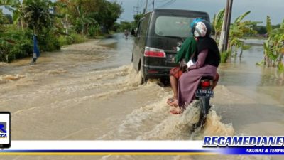 Jalan Provinsi Sampang Ketapang Dilanda Banjir