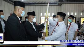 Caption: suasana saat berlangsungnya pelantikan DPC Ikanas Dohot Boruna Kabupaten Asahan Periode 2021-2025.