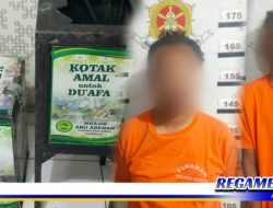 Tim Anti Begal Polsek Karang Pilang Bekuk Maling Kotak Amal