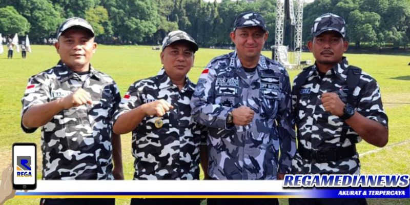 Caption: Ketua Umum Bapera (Fahd Arafiq), bersama Ketua Bapera Provinsi Gorontalo dan jajarannya, di Buperta Cibubur, Jakarta.