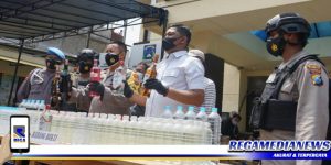 Jelang Ramadhan, Polsek Tambaksari Perketat Razia Miras