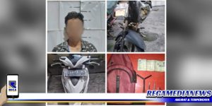 Pelaku Curanmor Asal Sampang Diamuk Warga Surabaya