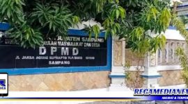 Caption: kantor Dinas Pemberdayaan Masyarakat dan Desa (DPMD) Kabupaten Sampang.