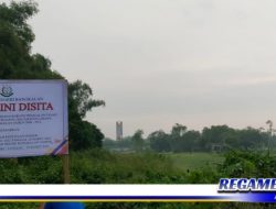 Kejari Bangkalan Sita Tanah Hasil Rekayasa Mantan Kades Petapan