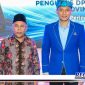 Caption: Ketua NU dan Ketua Muhammadiyah Jatim foto bersama dengan Ketua Umum Demokrat, AHY.