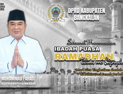 Ketua DPRD Bangkalan: Selamat Menunaikan Ibadah Puasa Ramadhan 1443 Hijriyah