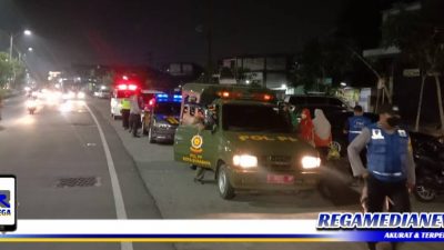 Ciptakan Sitkamtibmas, Polsek Benowo Giat Patroli Sahur