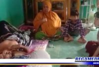 Caption: tampak korban penganiayaan oleh OTK di Asahan mengalami luka-luka.
