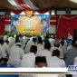 Caption: Wakil Bupati Sampang (H. Abdullah Hidayat) saat menyampaikan sambutannya dalam peringatan malam Nuzulul Qur'an di pendopo Trunojoyo.