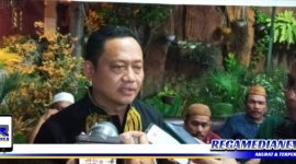 Caption: Ketua Komisi C DPRD Kota Gorontalo (Irwan Hunawa), saat diwawancara awak media.