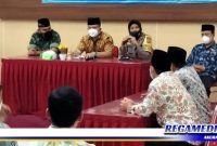 Caption: suasana saat berlangsungnya rakor Forkopimka Benowo, Surabaya.