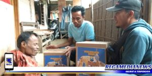 AJS Salurkan Parsel Lebaran Polres Sampang Kepada Kaum Disabilitas