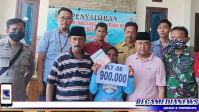 Terima Sebesar 900 Ribu, KPM BLT DD Desa Gunung Rancak Sumringah