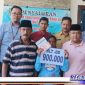 Caption: penyaluran BLT DD periode Januari-Maret 2022 di Desa Gunung Rancak.