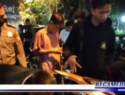 Polisi Amankan Puluhan Motor Saat Malam Takbiran di Bojonegoro