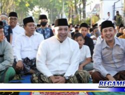 Pemkab Sampang Laksanakan Sholat Idul Fitri di Jalan Wijaya Kusuma