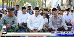 Pemkab Sampang Laksanakan Sholat Idul Fitri di Jalan Wijaya Kusuma