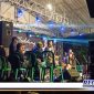 Caption: saat berlangsungnya orkes dangdut di Desa Sejati, Camplong, Sampang, disaat pandemi covid dan tanpa menerapkan protokol kesehatan.