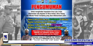 Hindari Kepadatan Arus Lalu Lintas Saat Per-Peran, Pengendara Tujuan Pamekasan Dihimbau Lewat Jalur Omben