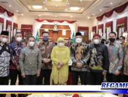 Bupati dan Wabup Sampang Hadiri Halal Bihalal Gubernur Jawa Timur