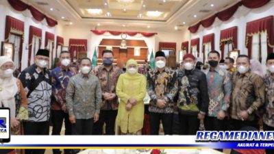 Bupati dan Wabup Sampang Hadiri Halal Bihalal Gubernur Jawa Timur