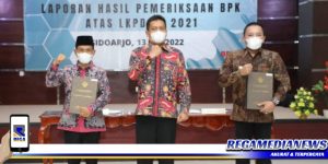 Dipimpin Bupati H. Slamet Junaidi, Empat Kali Pemkab Sampang Terima Penghargaan Opini WTP