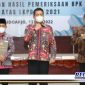 Caption: Bupati Sampang dan Ketua DPRD Sampang bersama Kepala BPK RI Perwakilan Jawa Timur. (Doc: Prokopim Pemkab Sampang)