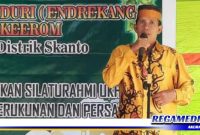 Caption: Ketua Kerukunan Keluarga Duri/Enrekang (Murhan, SE.)