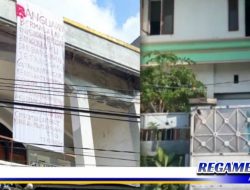 Dipasangi Spanduk, Bangunan Rumah Oknum Karyawan Pelni Diduga Untuk Istri Kedua