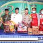 Caption: Bupati Sampang (H. Slamet Junaidi) bersama Kapolres dan Dandim 0828 Sampang pantau langsung Pos Pelayanan arus mudik, di Monumen Trunojoyo.