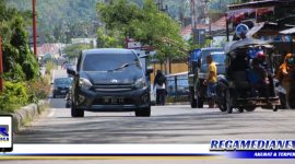 Caption: kawasan depan blok plan kantor Bupati Kabupaten Gorontalo Utara.