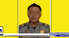 Caption: Brigpol Dedy F Wartabone, anggota Polda Gorontalo yang dipecat secara PTDH.