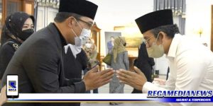 Bupati Bangkalan Kunjungi Rumah Dinas Ridwan Kamil