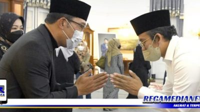 Bupati Bangkalan Kunjungi Rumah Dinas Ridwan Kamil