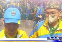 Caption: Bupati Bangkalan (R. Abdul Latif) bersama Ketua KONI Bangkalan (Much. Fauzan Jakfar).