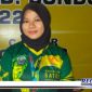 Caption: atlet catur Bangkalan (Ameliasih), peraih medali perak di kategori perorangan putri, Porprov Jatim ke VII.