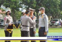 Caption: Kapolda Gorontalo (Irjen Pol Akhmad Wiyagus) pimpin langsung apel gelar pasukan Operasi Patuh Otanaha Tahun 2022.